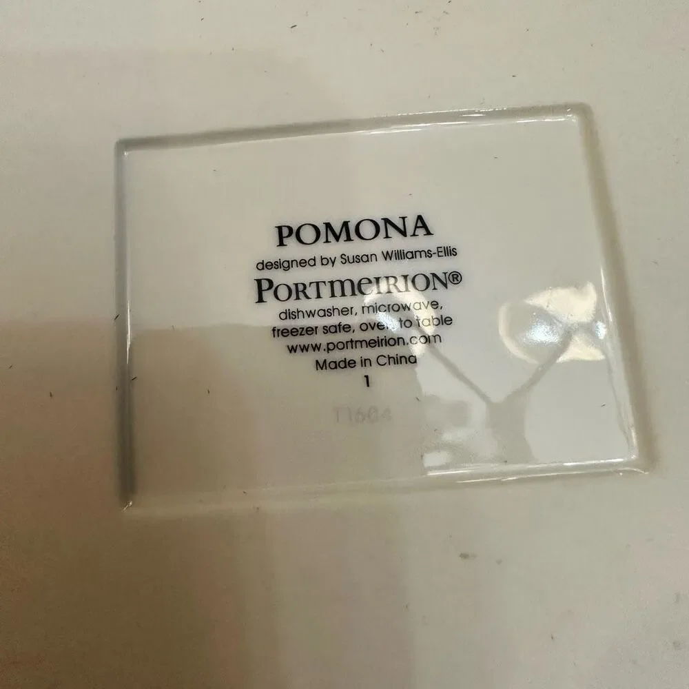 Portmeirion Pomona Late Duke Cherry‎ Rectangular Baking Dish Large 14” Porcelain